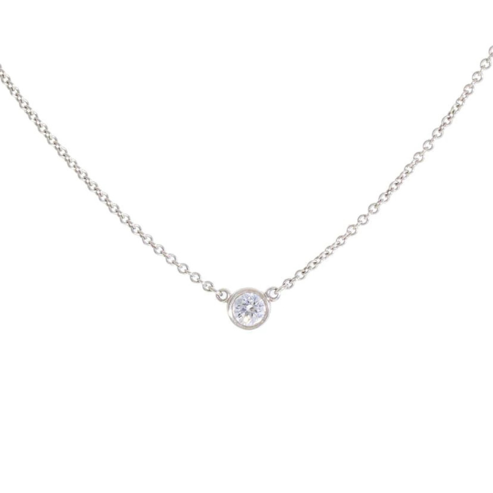 Tiffany Co Elsa Peretti Diamonds By The Yard Drop Diamond Platinum Silver